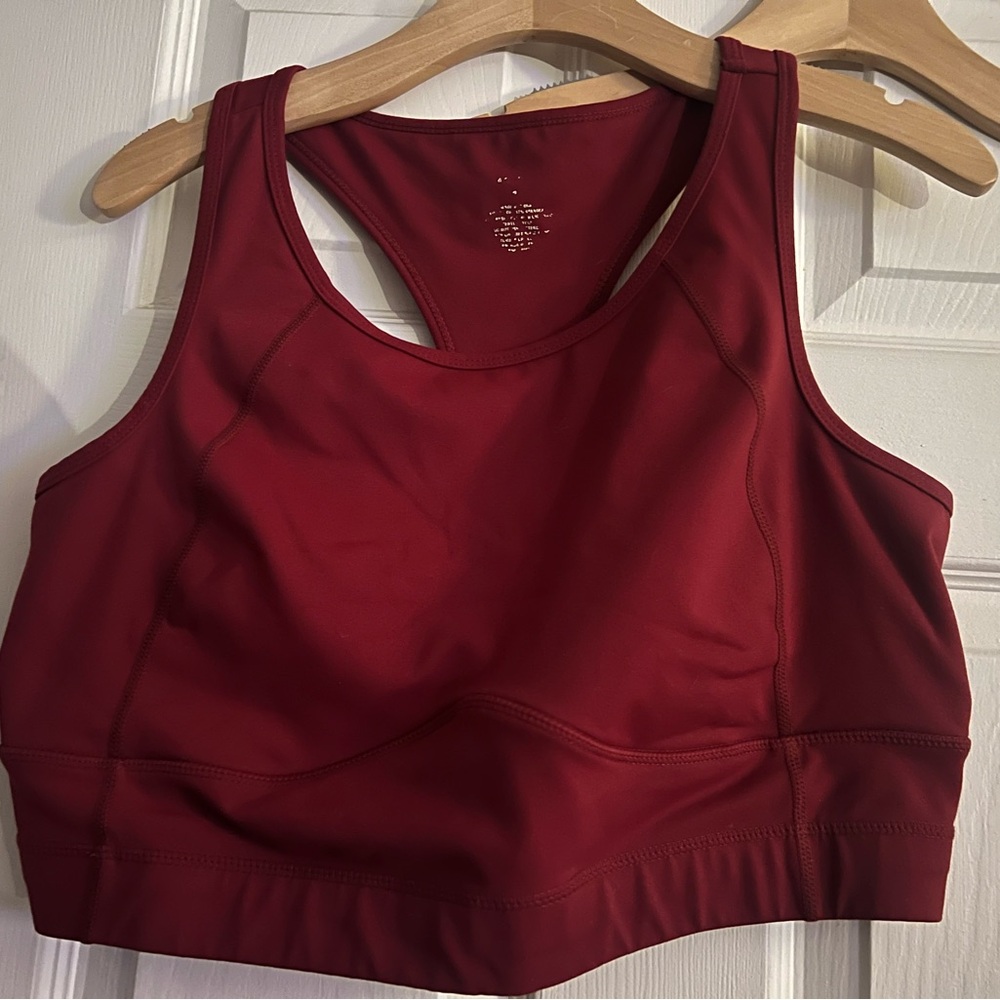 Women's Red Sports Bra